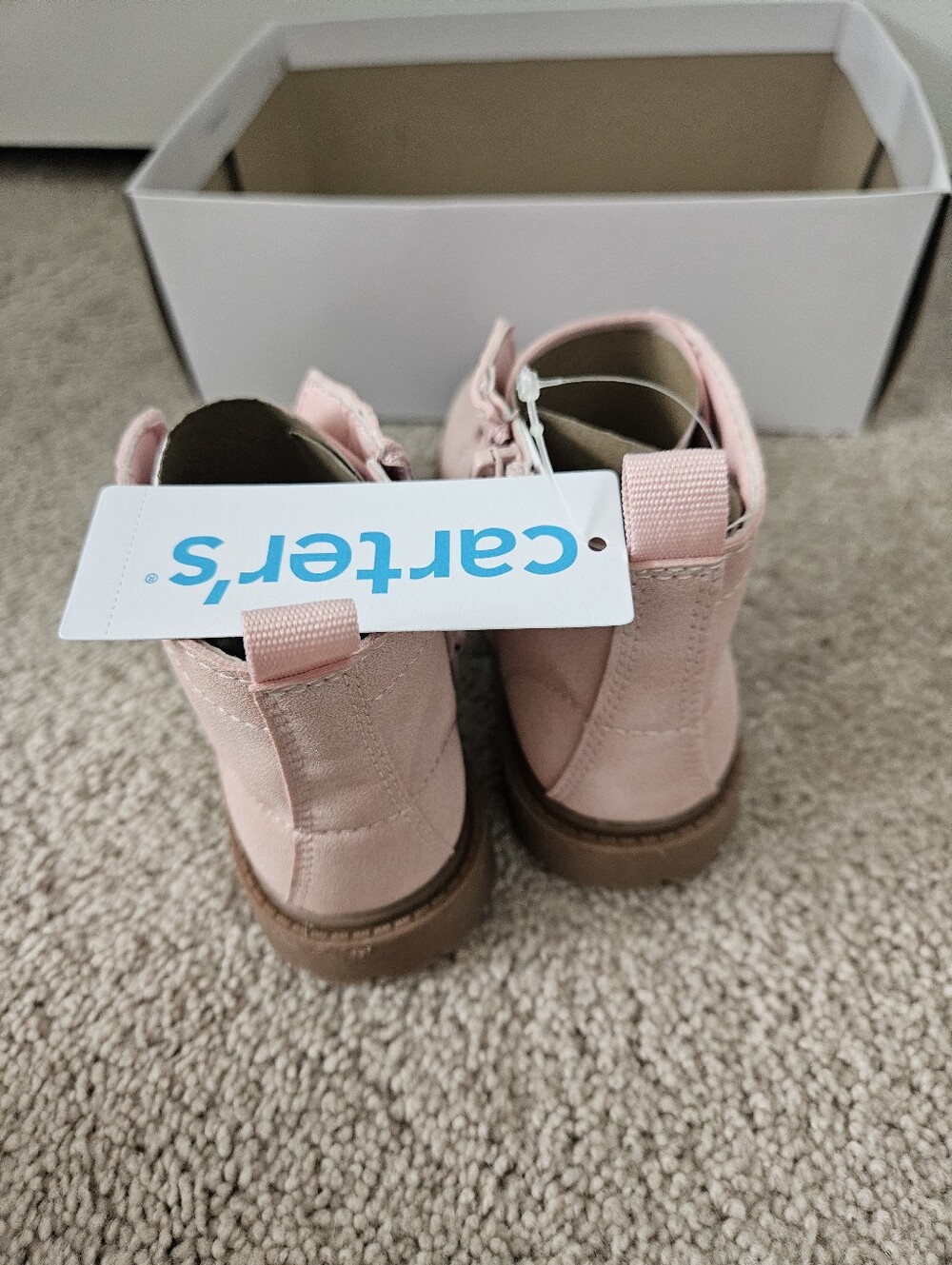 New In Box Carter's Beatris Toddler Girls Casual Ankle Boots Size 10 - Picture 5 of 14
